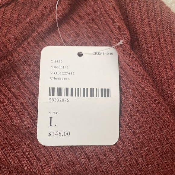 NWT Free People Brown Tank- Large - Picture 2 of 5